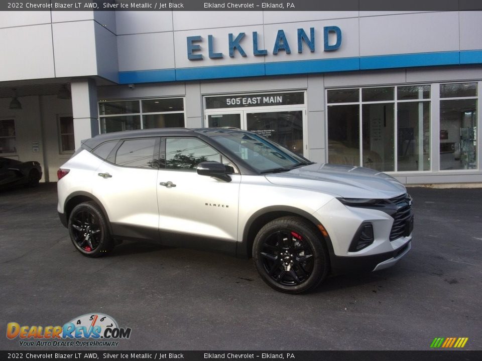 2022 Chevrolet Blazer LT AWD Silver Ice Metallic / Jet Black Photo #1