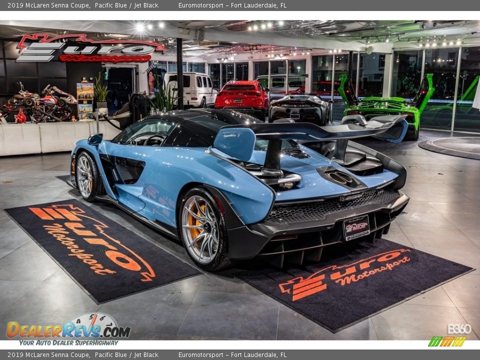 2019 McLaren Senna Coupe Pacific Blue / Jet Black Photo #17