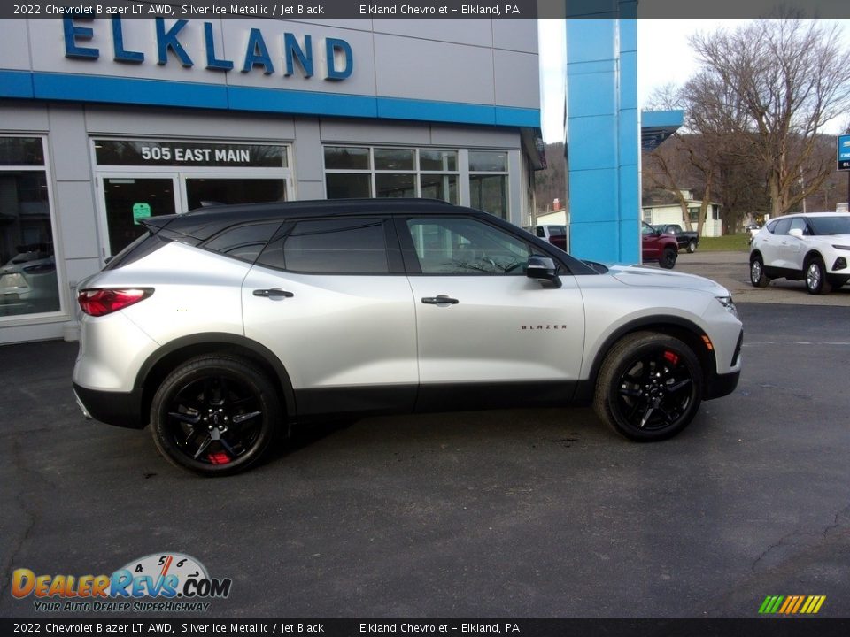 2022 Chevrolet Blazer LT AWD Silver Ice Metallic / Jet Black Photo #2