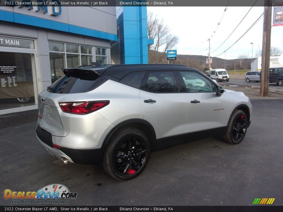 2022 Chevrolet Blazer LT AWD Silver Ice Metallic / Jet Black Photo #3