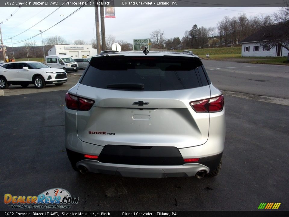 2022 Chevrolet Blazer LT AWD Silver Ice Metallic / Jet Black Photo #4