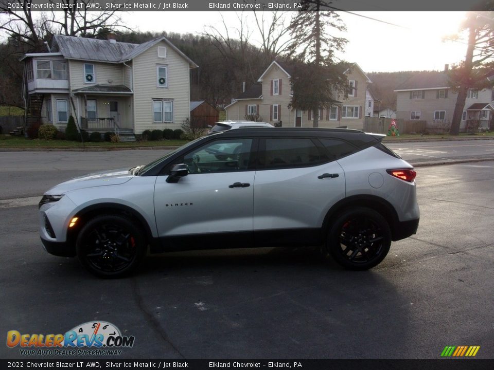 2022 Chevrolet Blazer LT AWD Silver Ice Metallic / Jet Black Photo #6