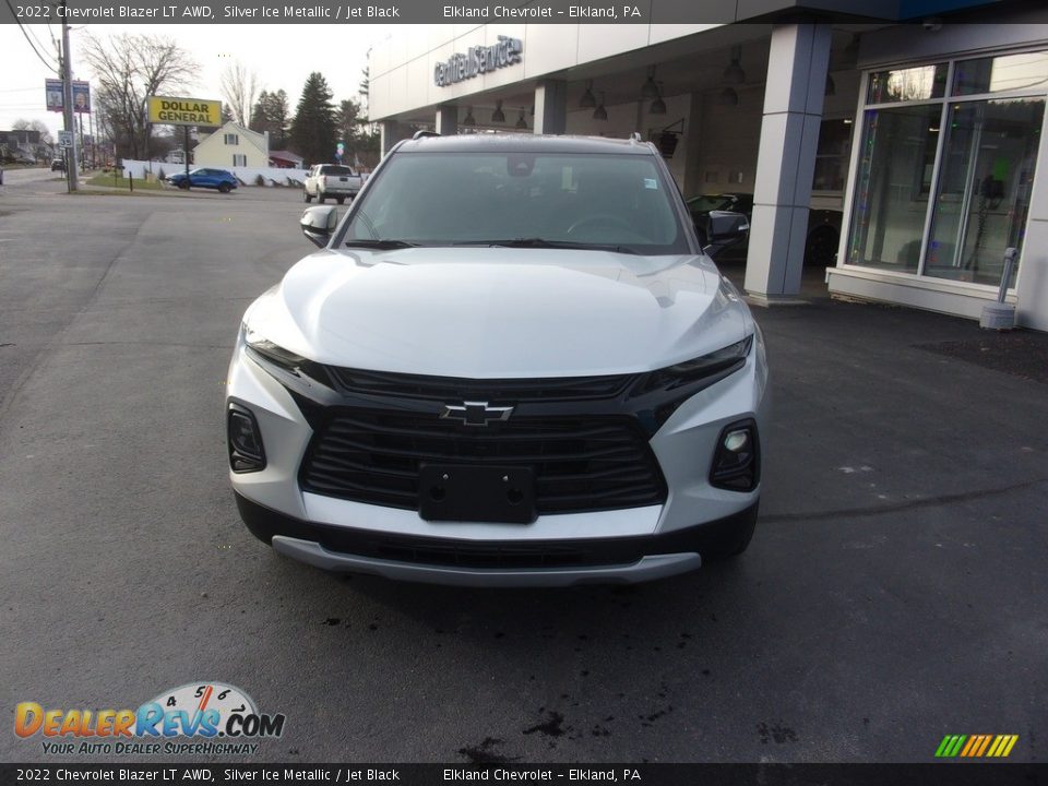 2022 Chevrolet Blazer LT AWD Silver Ice Metallic / Jet Black Photo #8