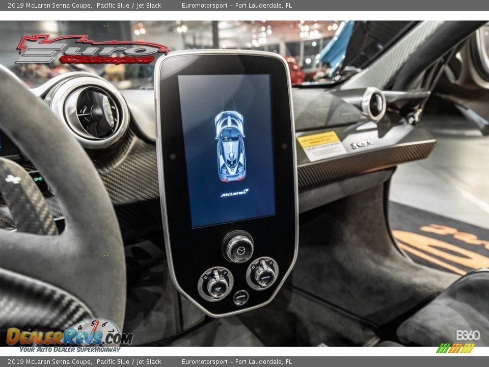 2019 McLaren Senna Coupe Pacific Blue / Jet Black Photo #28