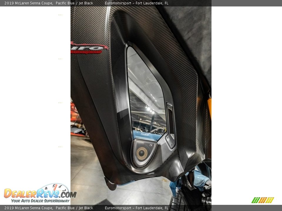 2019 McLaren Senna Coupe Pacific Blue / Jet Black Photo #49
