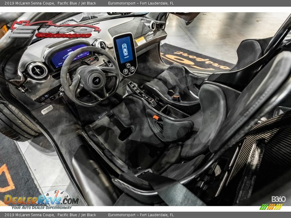 2019 McLaren Senna Coupe Pacific Blue / Jet Black Photo #52