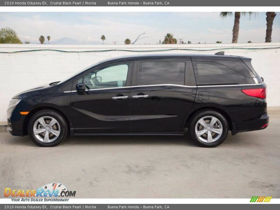 2019 Honda Odyssey EX Crystal Black Pearl / Mocha Photo #7