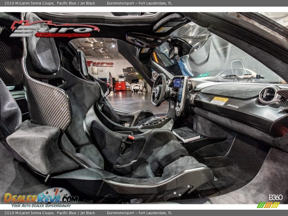 2019 McLaren Senna Coupe Pacific Blue / Jet Black Photo #57