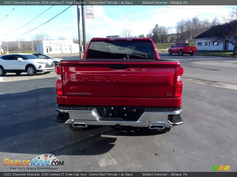 2022 Chevrolet Silverado 1500 Limited LT Crew Cab 4x4 Cherry Red Tintcoat / Jet Black Photo #4