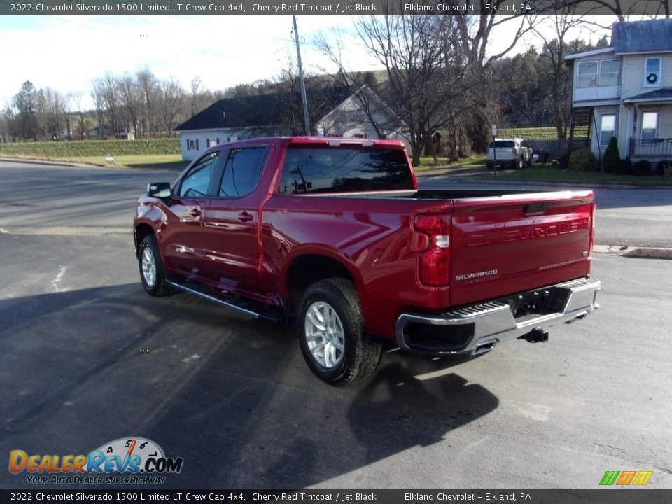 2022 Chevrolet Silverado 1500 Limited LT Crew Cab 4x4 Cherry Red Tintcoat / Jet Black Photo #5