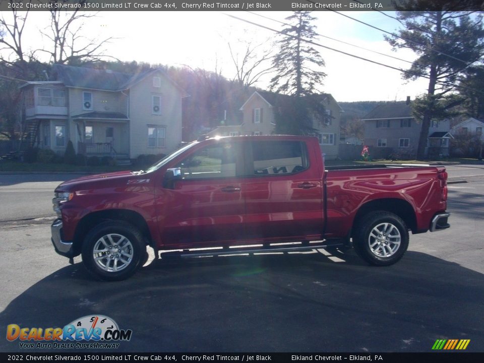 2022 Chevrolet Silverado 1500 Limited LT Crew Cab 4x4 Cherry Red Tintcoat / Jet Black Photo #6