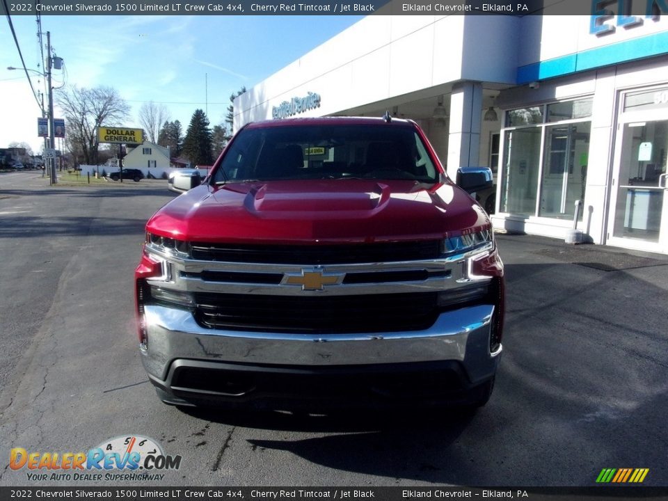 2022 Chevrolet Silverado 1500 Limited LT Crew Cab 4x4 Cherry Red Tintcoat / Jet Black Photo #8