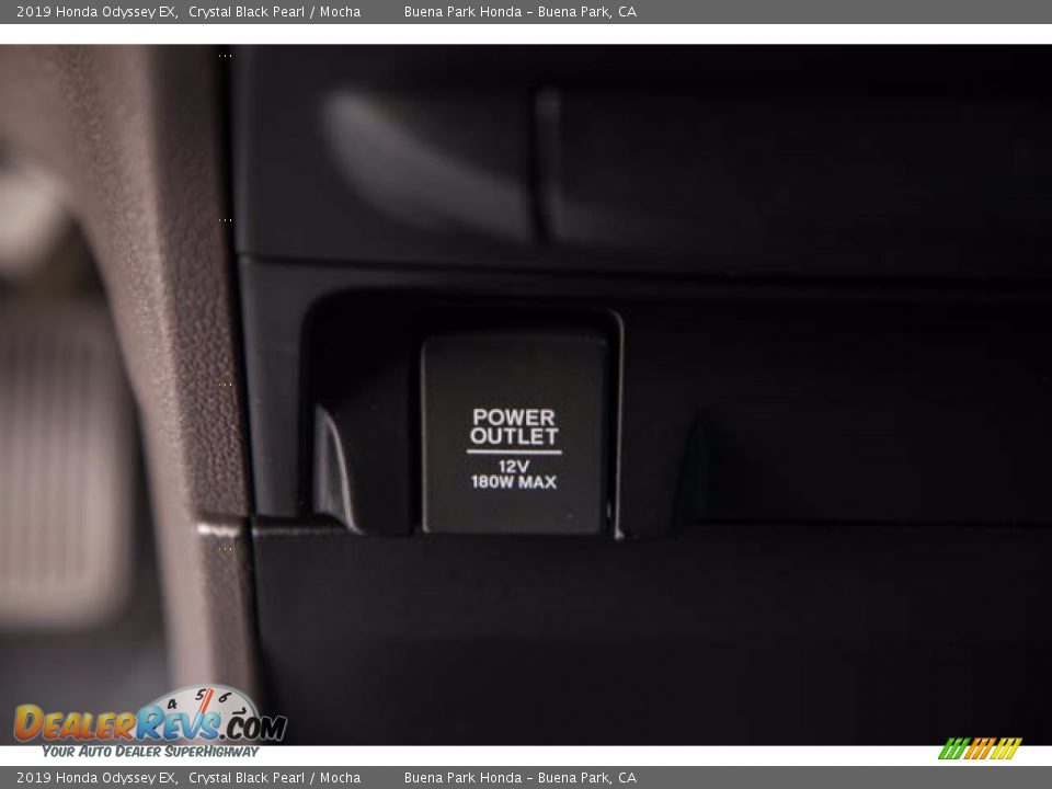 2019 Honda Odyssey EX Crystal Black Pearl / Mocha Photo #16