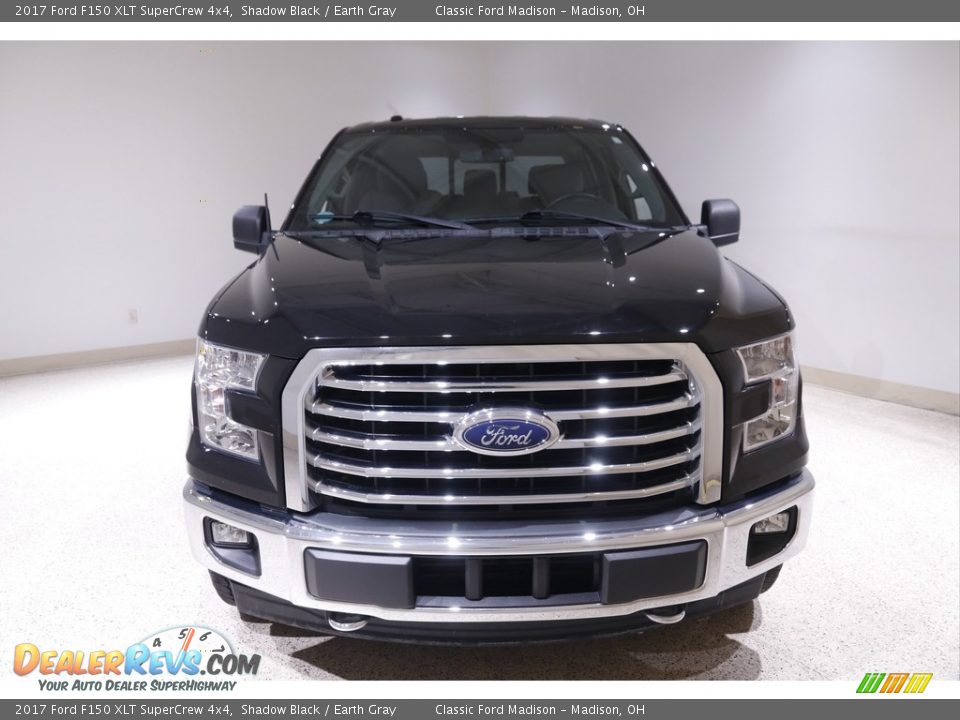 2017 Ford F150 XLT SuperCrew 4x4 Shadow Black / Earth Gray Photo #2
