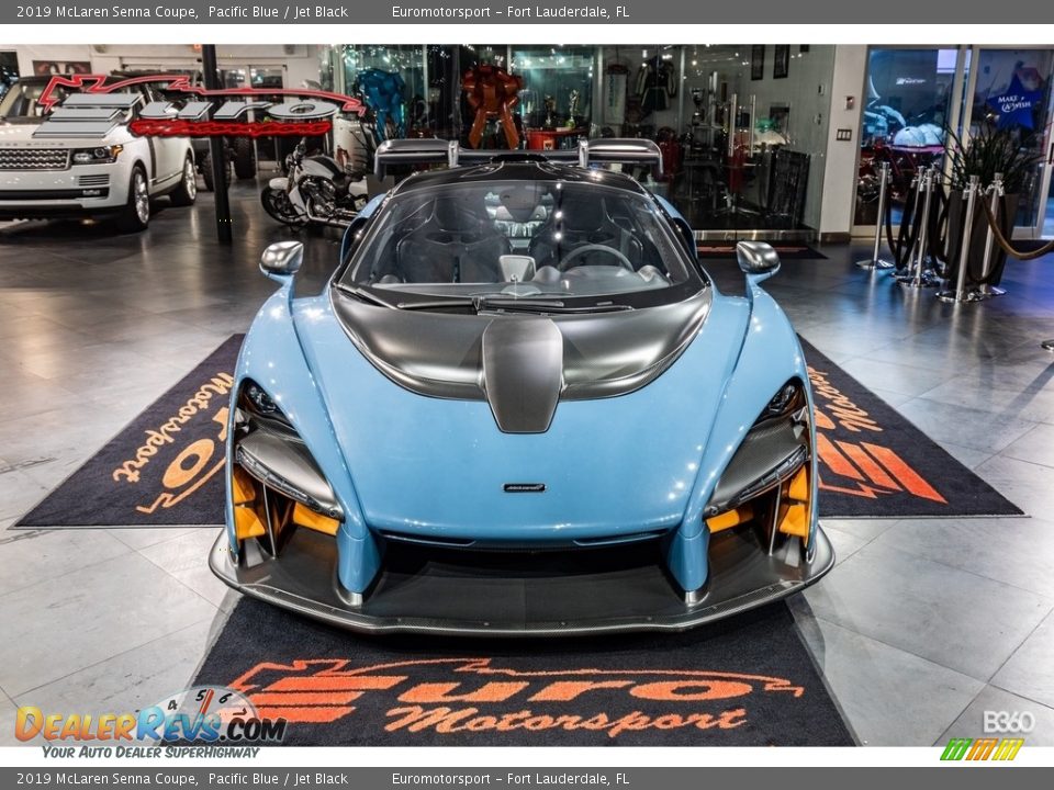 2019 McLaren Senna Coupe Pacific Blue / Jet Black Photo #69