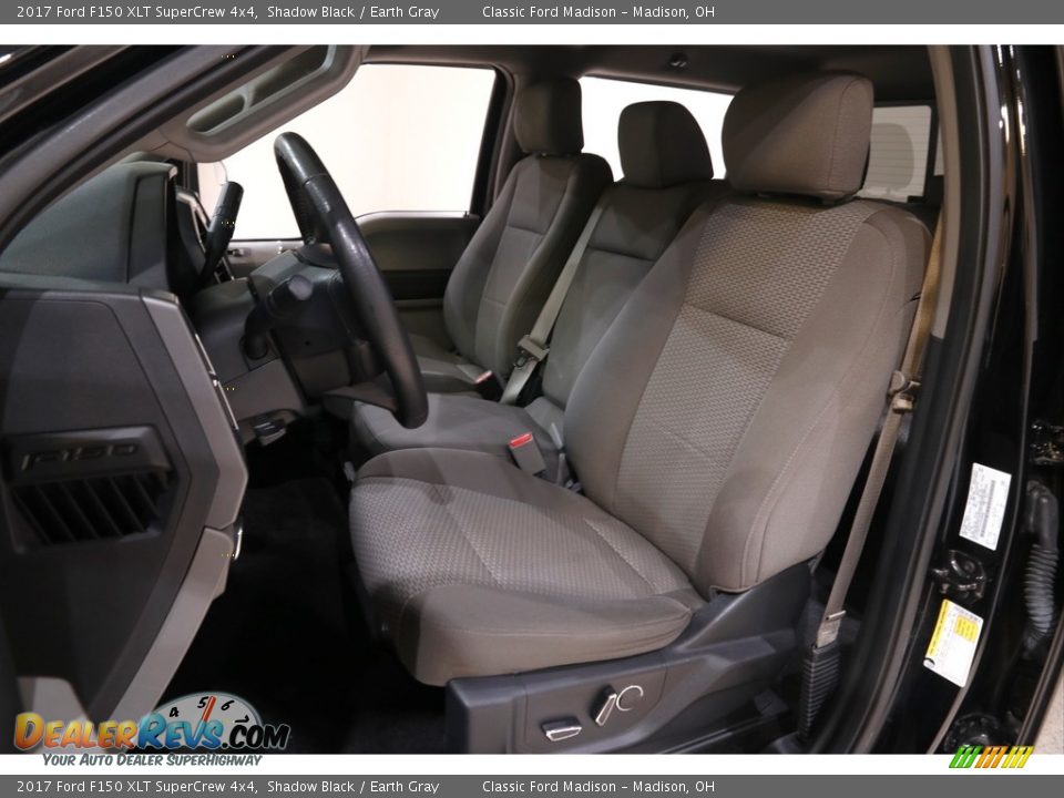 2017 Ford F150 XLT SuperCrew 4x4 Shadow Black / Earth Gray Photo #6