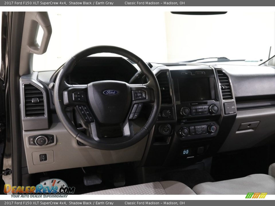2017 Ford F150 XLT SuperCrew 4x4 Shadow Black / Earth Gray Photo #7