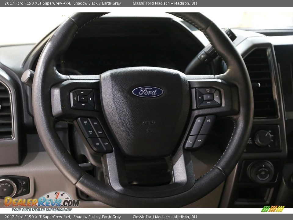 2017 Ford F150 XLT SuperCrew 4x4 Shadow Black / Earth Gray Photo #8