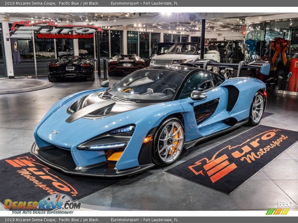 2019 McLaren Senna Coupe Pacific Blue / Jet Black Photo #73