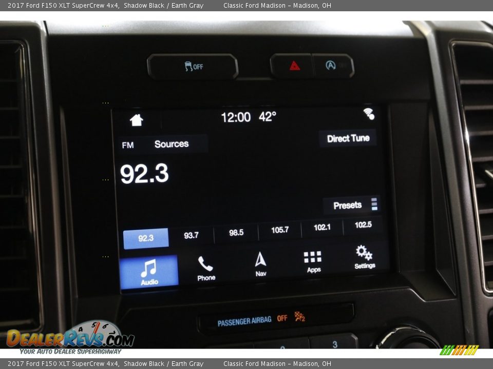 2017 Ford F150 XLT SuperCrew 4x4 Shadow Black / Earth Gray Photo #11