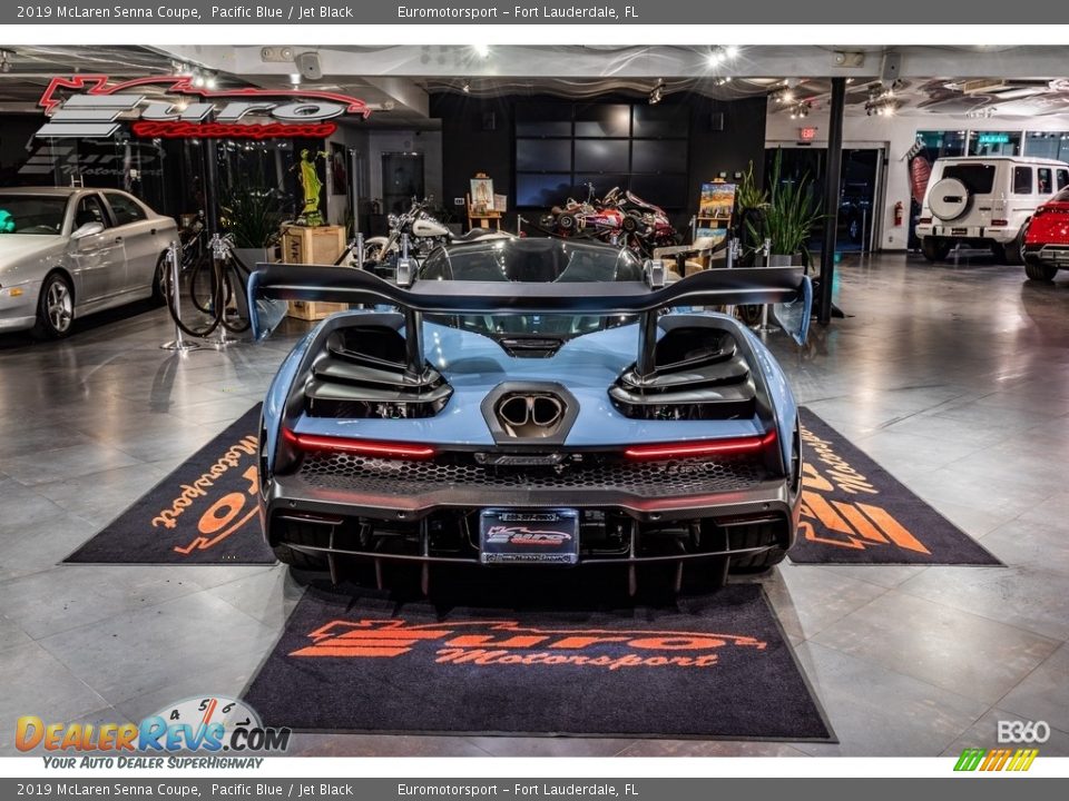 2019 McLaren Senna Coupe Pacific Blue / Jet Black Photo #75