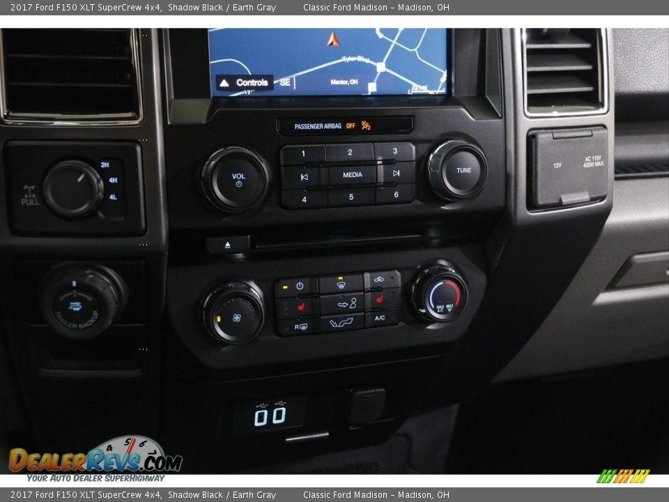2017 Ford F150 XLT SuperCrew 4x4 Shadow Black / Earth Gray Photo #14
