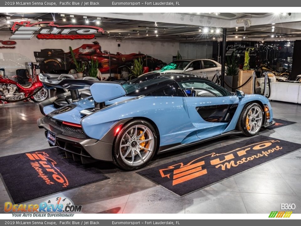 2019 McLaren Senna Coupe Pacific Blue / Jet Black Photo #78