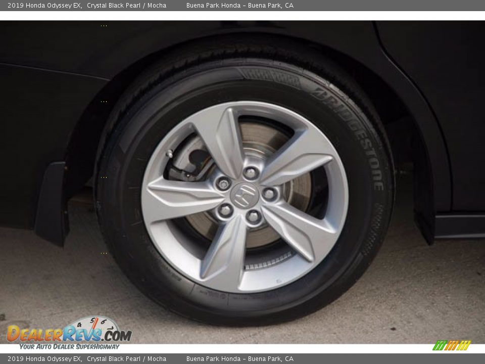 2019 Honda Odyssey EX Crystal Black Pearl / Mocha Photo #35
