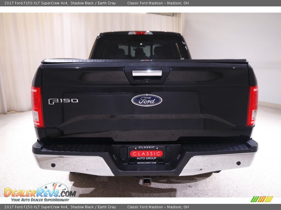 2017 Ford F150 XLT SuperCrew 4x4 Shadow Black / Earth Gray Photo #19