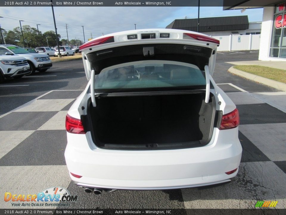 2018 Audi A3 2.0 Premium Ibis White / Chestnut Brown Photo #5