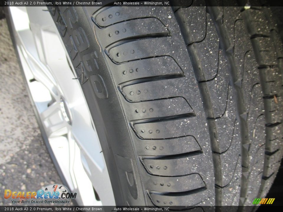 2018 Audi A3 2.0 Premium Ibis White / Chestnut Brown Photo #8