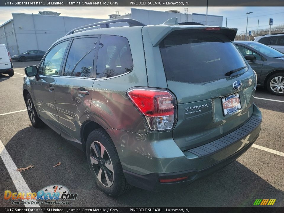 2017 Subaru Forester 2.5i Limited Jasmine Green Metallic / Gray Photo #4