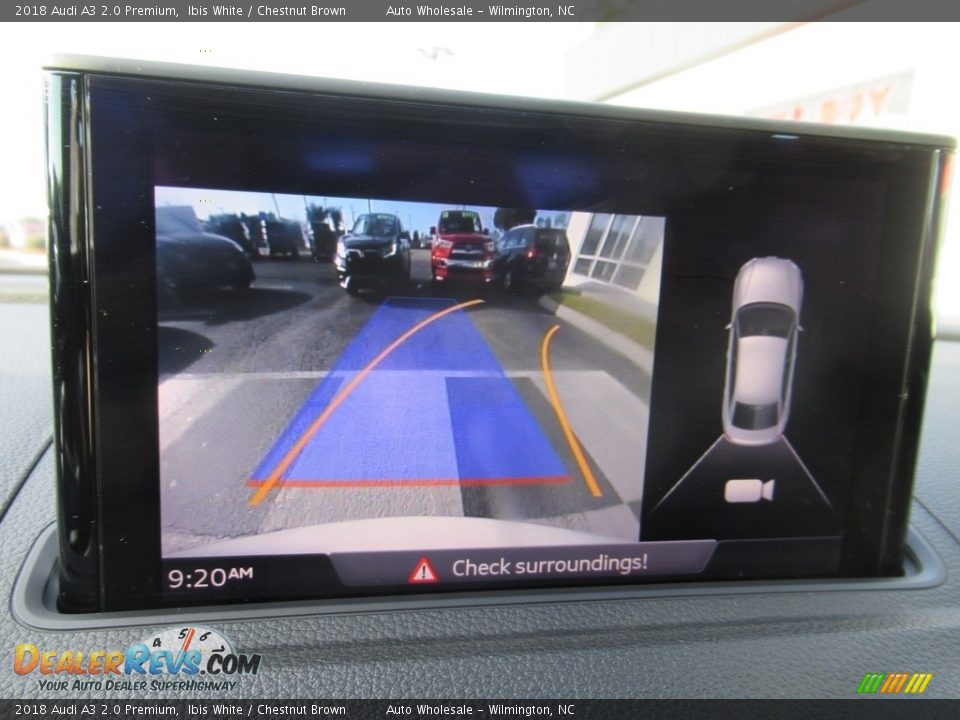 2018 Audi A3 2.0 Premium Ibis White / Chestnut Brown Photo #18