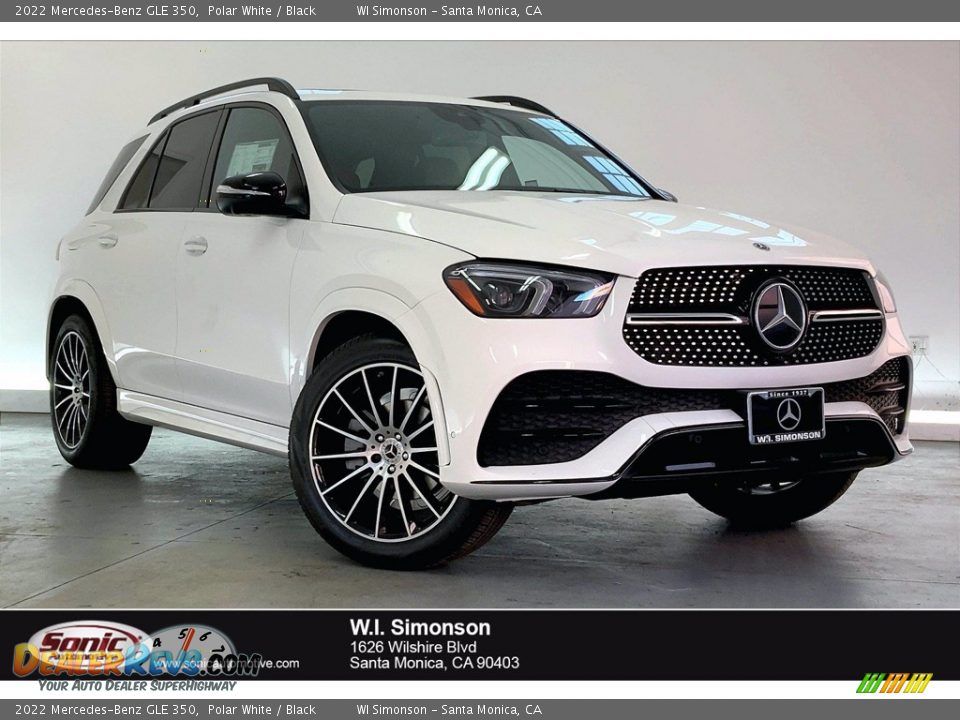 2022 Mercedes-Benz GLE 350 Polar White / Black Photo #1