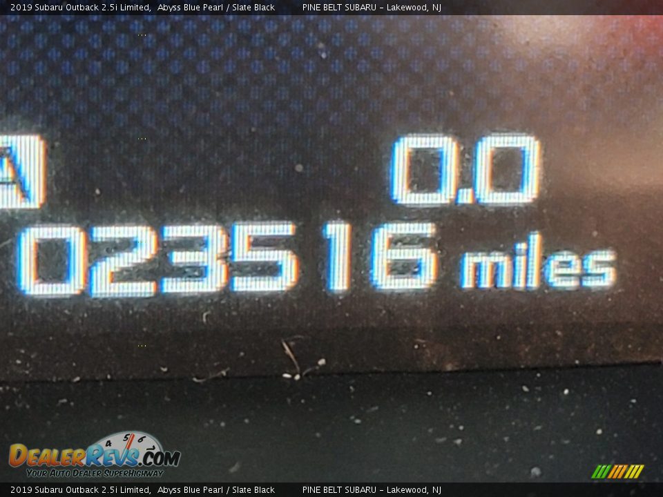 2019 Subaru Outback 2.5i Limited Abyss Blue Pearl / Slate Black Photo #3