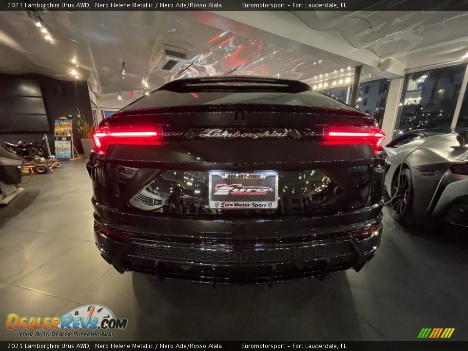 2021 Lamborghini Urus AWD Nero Helene Metallic / Nero Ade/Rosso Alala Photo #5