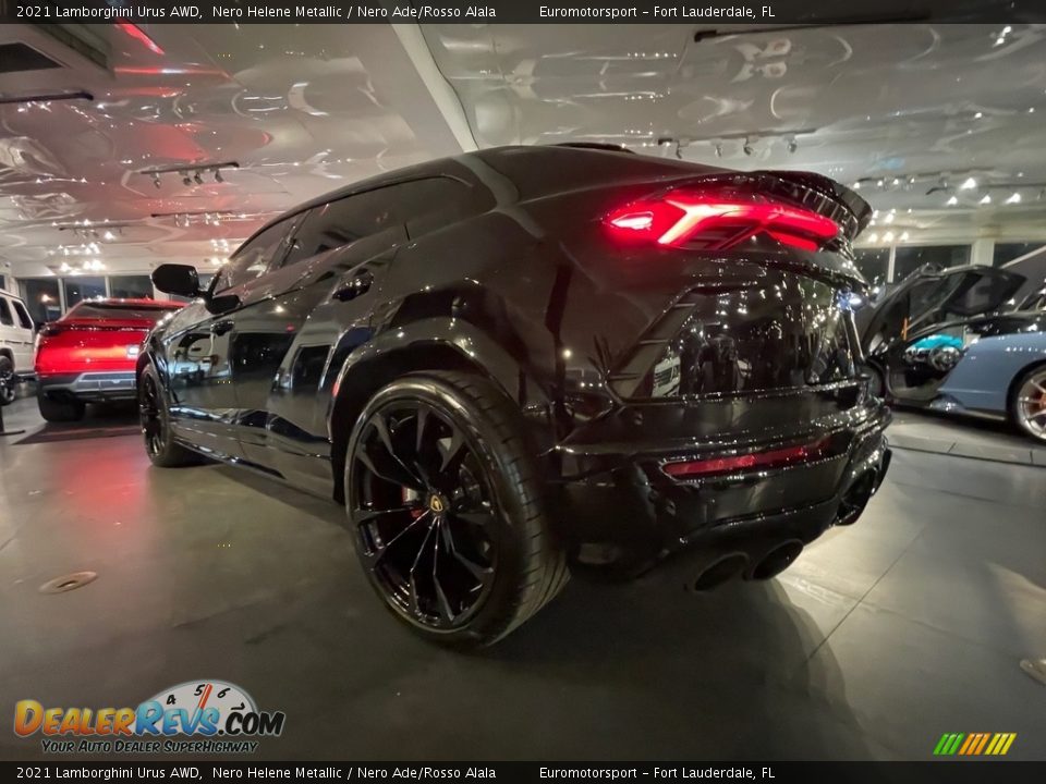 2021 Lamborghini Urus AWD Nero Helene Metallic / Nero Ade/Rosso Alala Photo #7