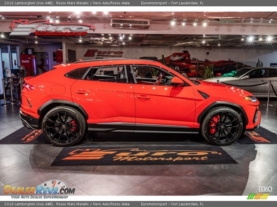 2019 Lamborghini Urus AWD Rosso Mars Metallic / Nero Ade/Rosso Alala Photo #5