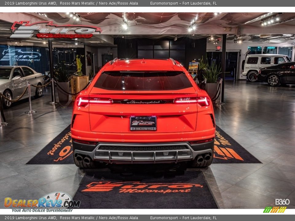 2019 Lamborghini Urus AWD Rosso Mars Metallic / Nero Ade/Rosso Alala Photo #7