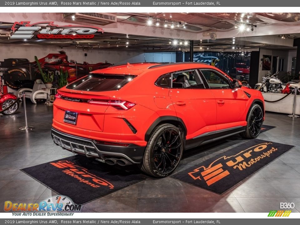 2019 Lamborghini Urus AWD Rosso Mars Metallic / Nero Ade/Rosso Alala Photo #8