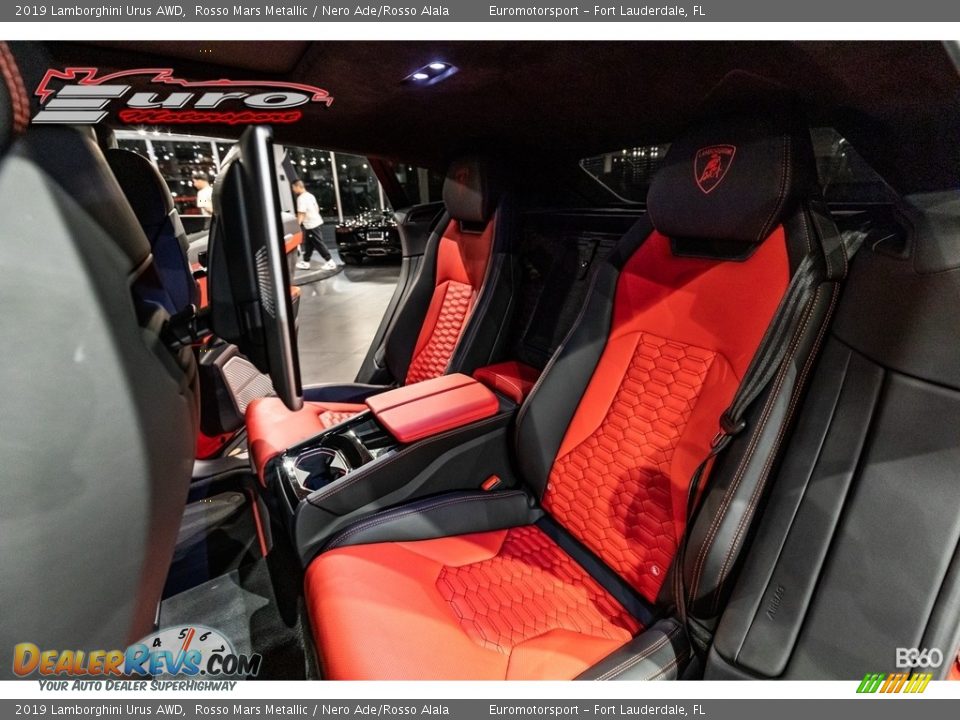 2019 Lamborghini Urus AWD Rosso Mars Metallic / Nero Ade/Rosso Alala Photo #10