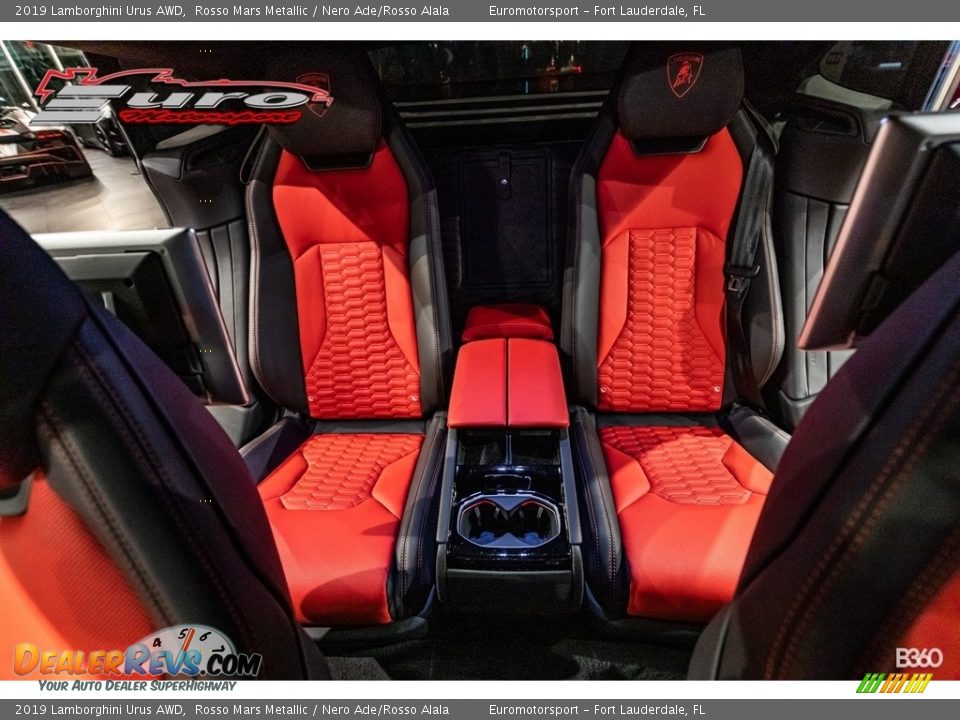 2019 Lamborghini Urus AWD Rosso Mars Metallic / Nero Ade/Rosso Alala Photo #11
