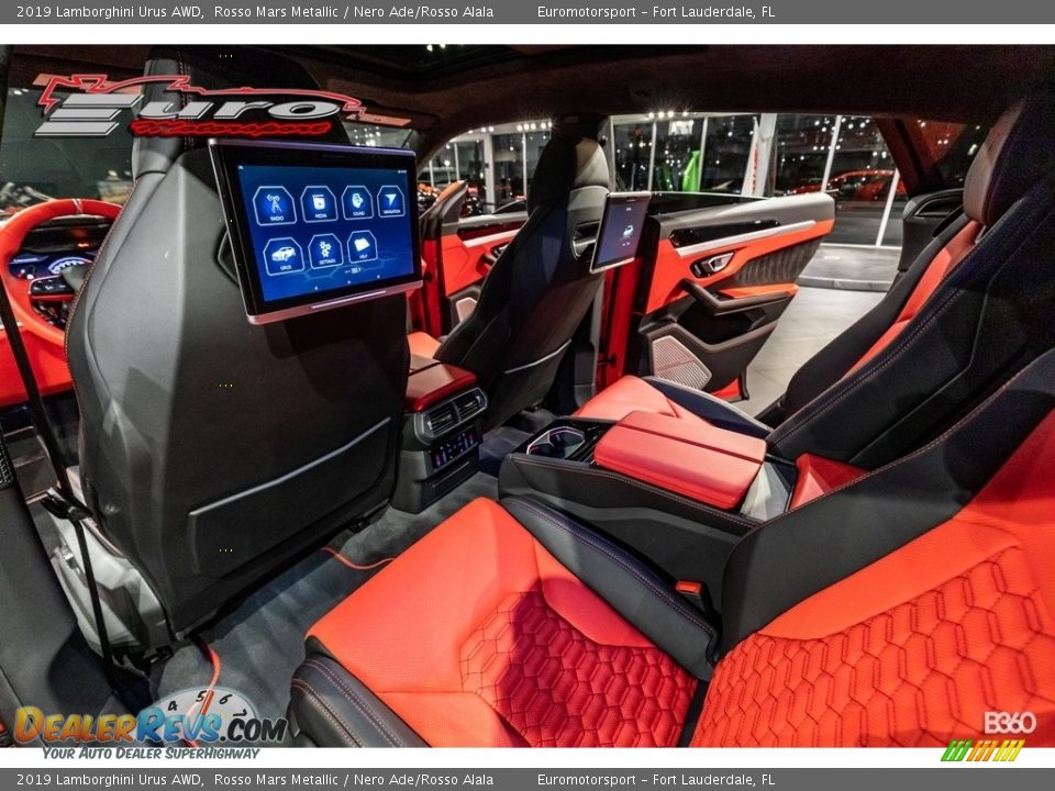 2019 Lamborghini Urus AWD Rosso Mars Metallic / Nero Ade/Rosso Alala Photo #14
