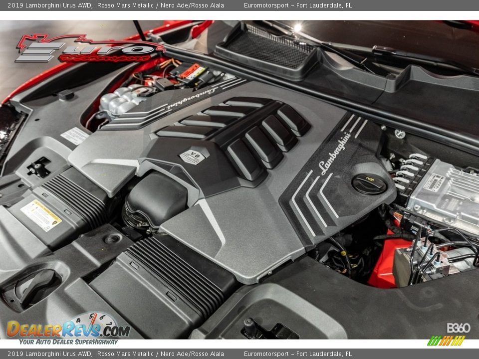 2019 Lamborghini Urus AWD Rosso Mars Metallic / Nero Ade/Rosso Alala Photo #15