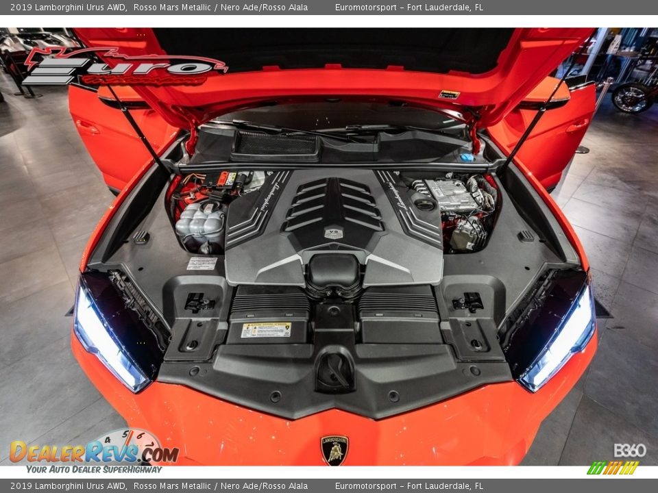 2019 Lamborghini Urus AWD Rosso Mars Metallic / Nero Ade/Rosso Alala Photo #16