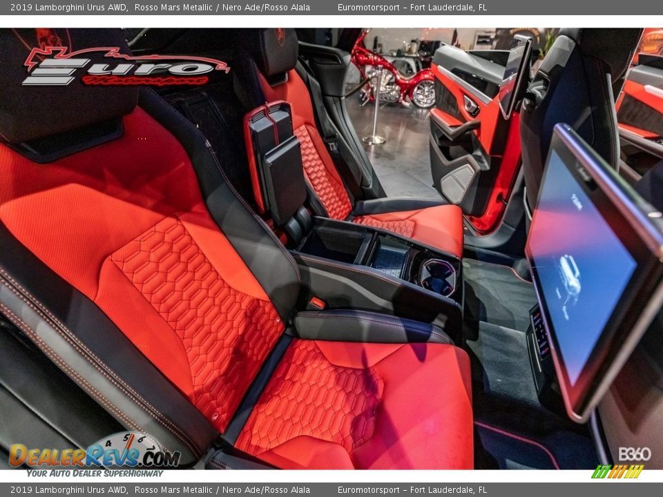 2019 Lamborghini Urus AWD Rosso Mars Metallic / Nero Ade/Rosso Alala Photo #18