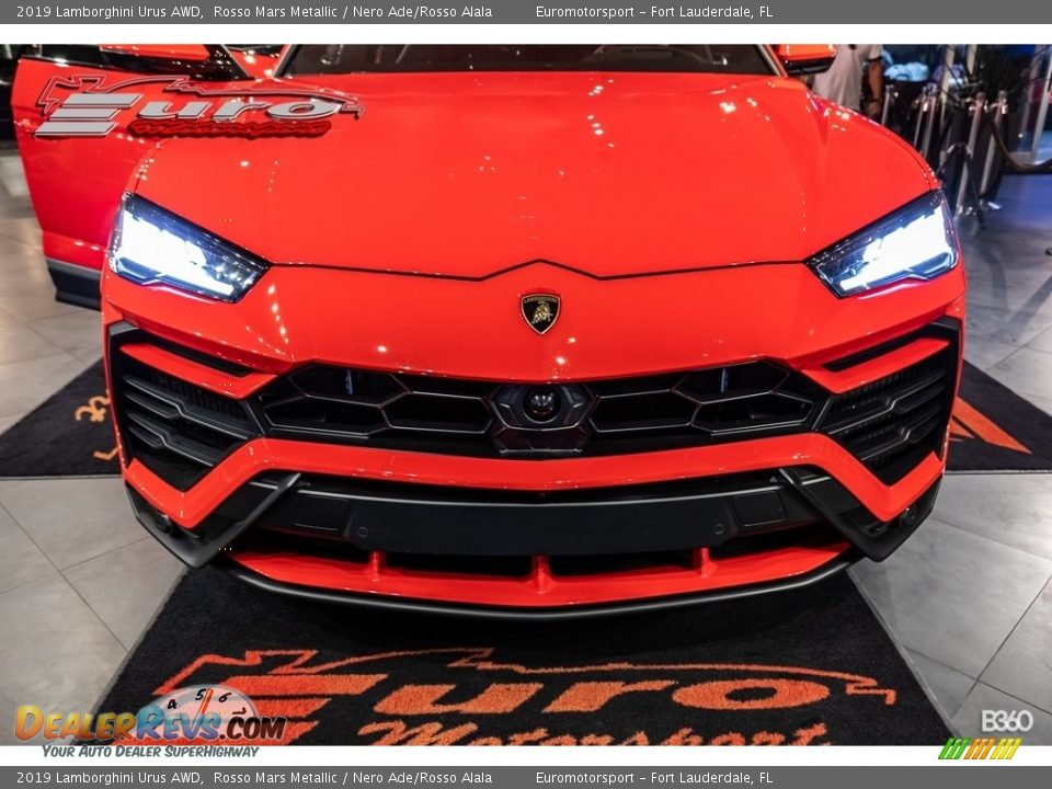 2019 Lamborghini Urus AWD Rosso Mars Metallic / Nero Ade/Rosso Alala Photo #19