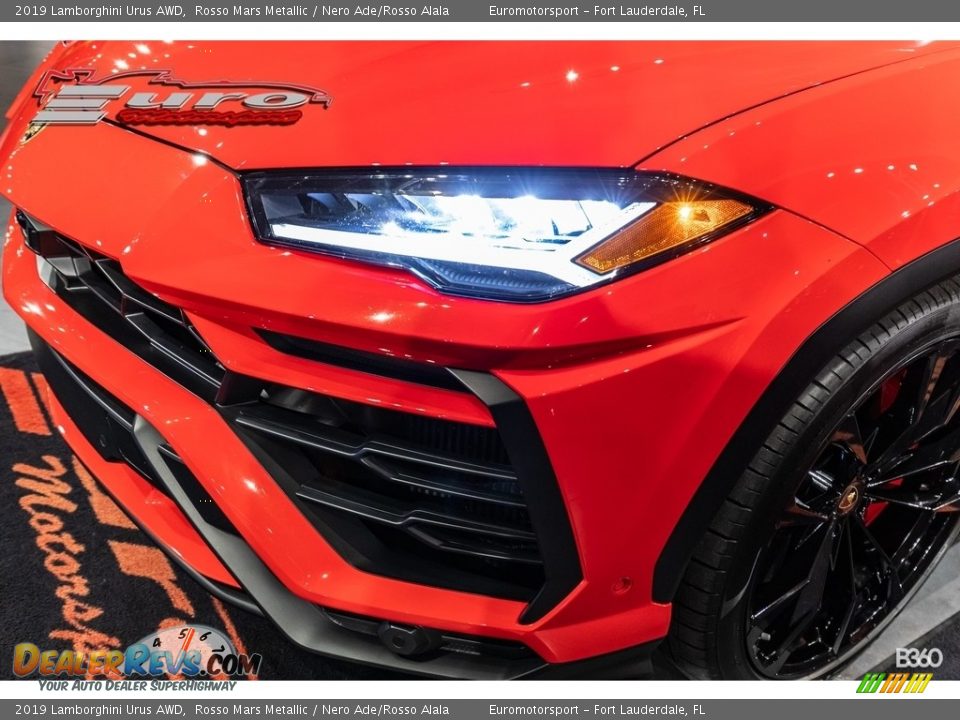 2019 Lamborghini Urus AWD Rosso Mars Metallic / Nero Ade/Rosso Alala Photo #22