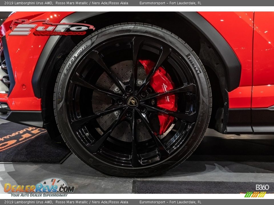 2019 Lamborghini Urus AWD Rosso Mars Metallic / Nero Ade/Rosso Alala Photo #23