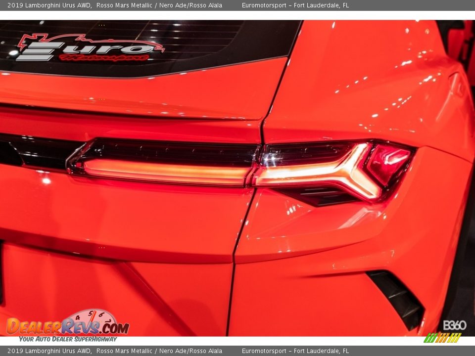 2019 Lamborghini Urus AWD Rosso Mars Metallic / Nero Ade/Rosso Alala Photo #26